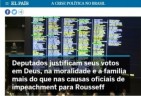 EL PAÍS: “Deputados justificam seus votos em Deus, na moralidade e a família: o motivo real da votação é esquecido”